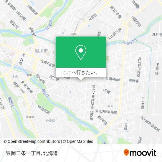 豊岡二条一丁目地図