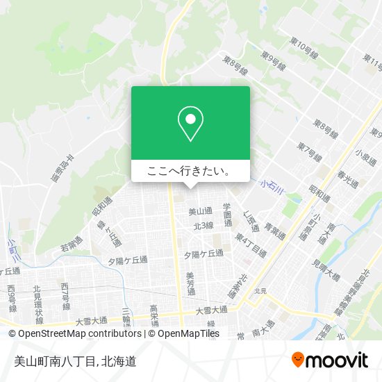 美山町南八丁目地図