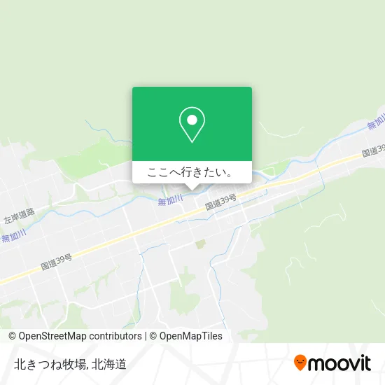 北きつね牧場地図