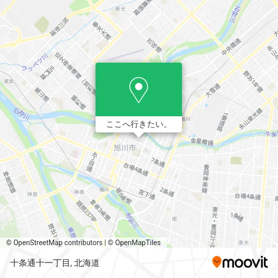 十条通十一丁目地図