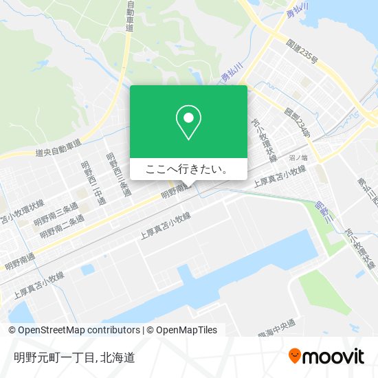 明野元町一丁目地図