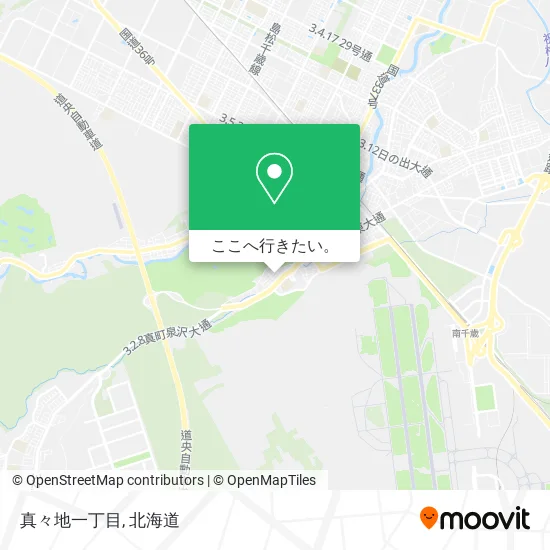 真々地一丁目地図