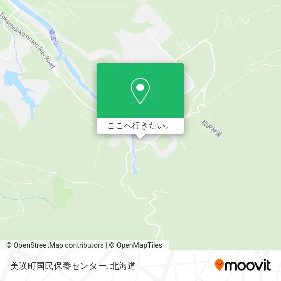 美瑛町国民保養センター地図