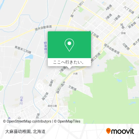 大麻藤幼稚園地図