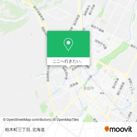 柏木町三丁目地図