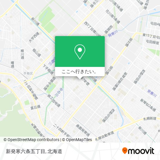 新発寒六条五丁目地図