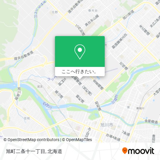 旭町二条十一丁目地図