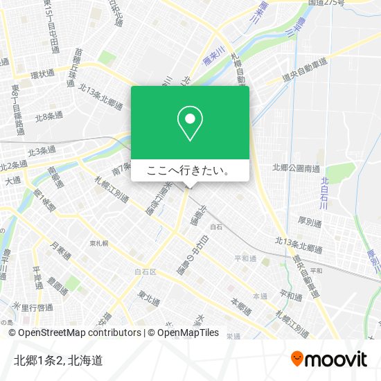 北郷1条2地図