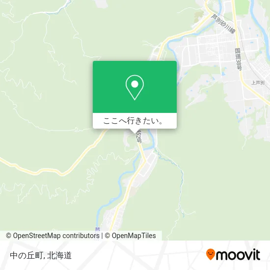 中の丘町地図