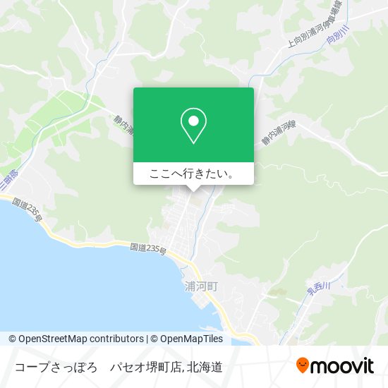コープさっぽろ　パセオ堺町店地図