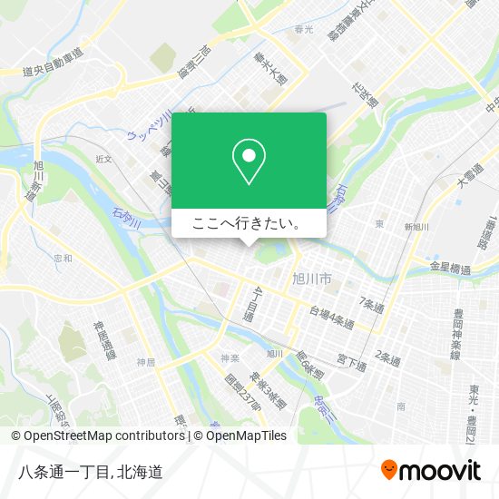 八条通一丁目地図