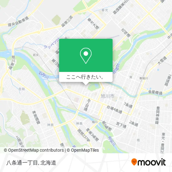 八条通一丁目地図