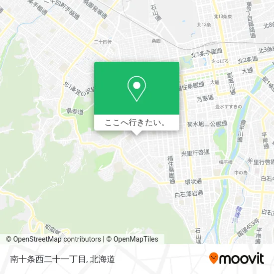 南十条西二十一丁目地図