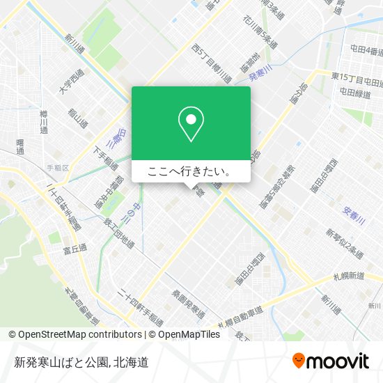 新発寒山ばと公園地図