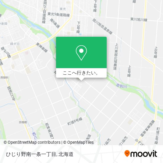 ひじり野南一条一丁目地図