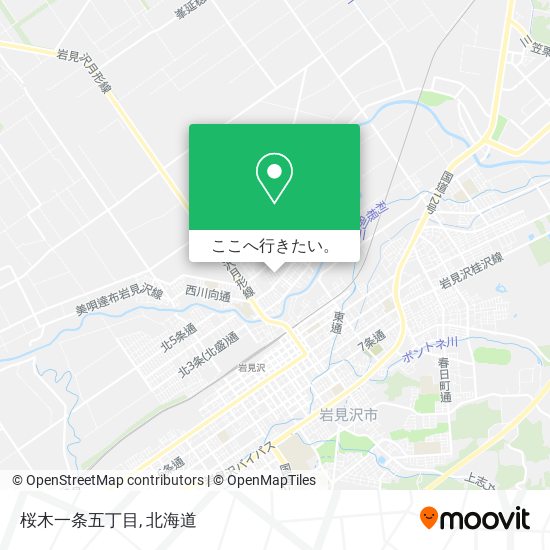 桜木一条五丁目地図