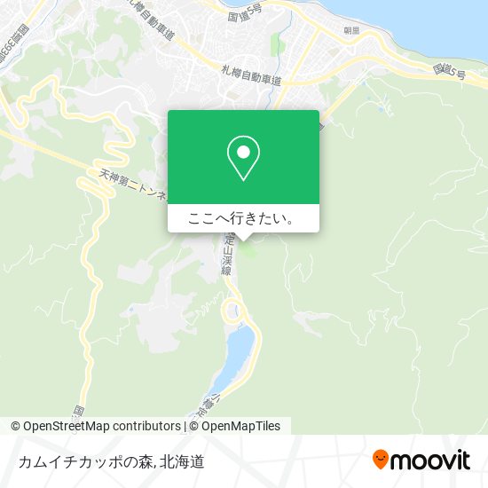 カムイチカッポの森地図