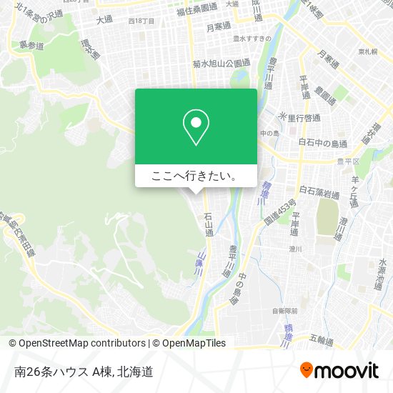 南26条ハウス A棟地図