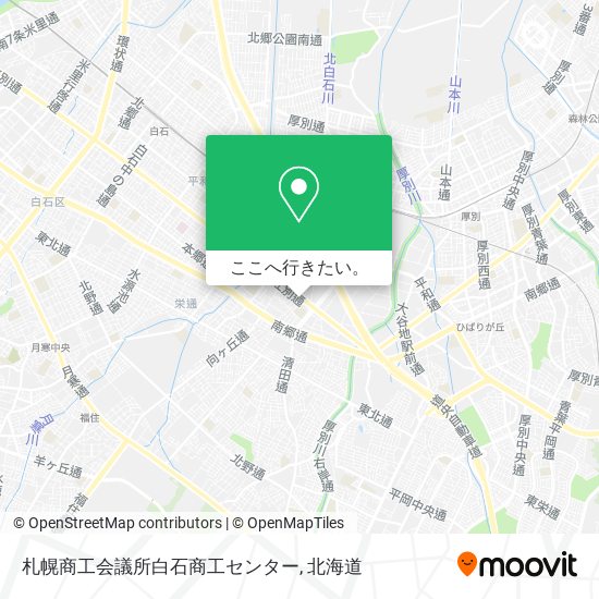 札幌商工会議所白石商工センター地図