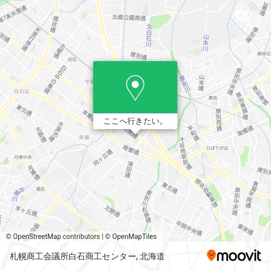 札幌商工会議所白石商工センター地図