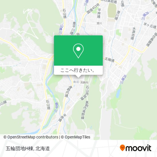 五輪団地H棟地図