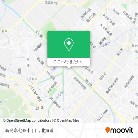 新発寒七条十丁目地図