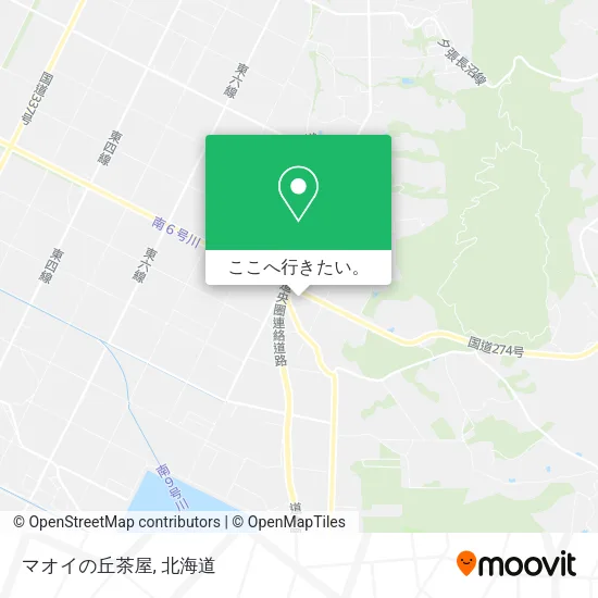 マオイの丘茶屋地図