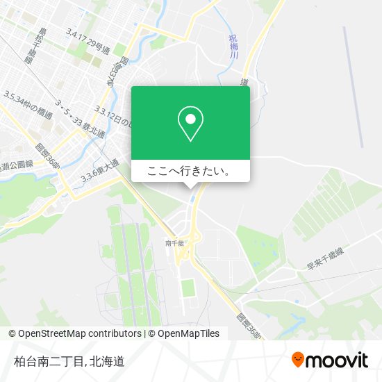 柏台南二丁目地図