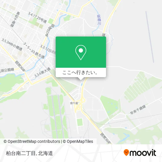 柏台南二丁目地図