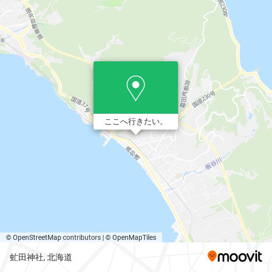 虻田神社地図