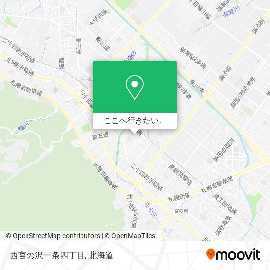 西宮の沢一条四丁目地図