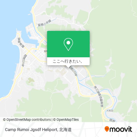Camp Rumoi Jgsdf Heliport地図