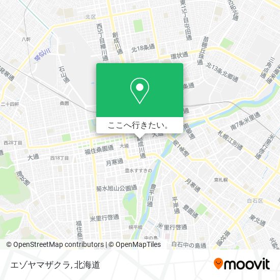 エゾヤマザクラ地図