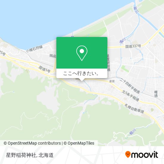 星野稲荷神社地図
