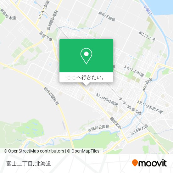 富士二丁目地図