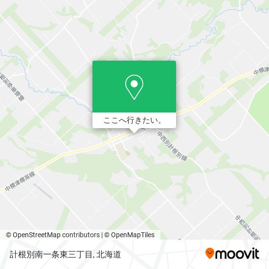 計根別南一条東三丁目地図