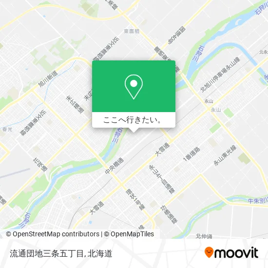流通団地三条五丁目地図