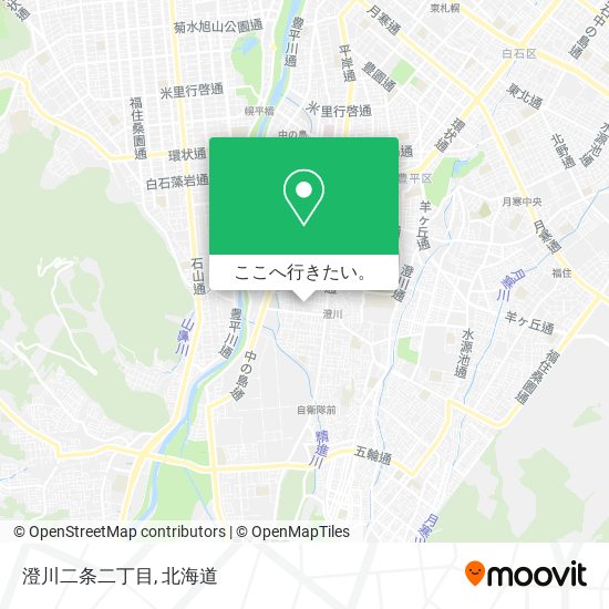澄川二条二丁目地図