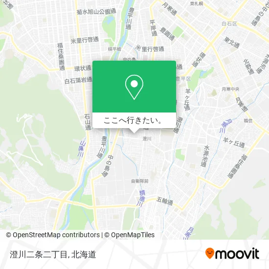 澄川二条二丁目地図