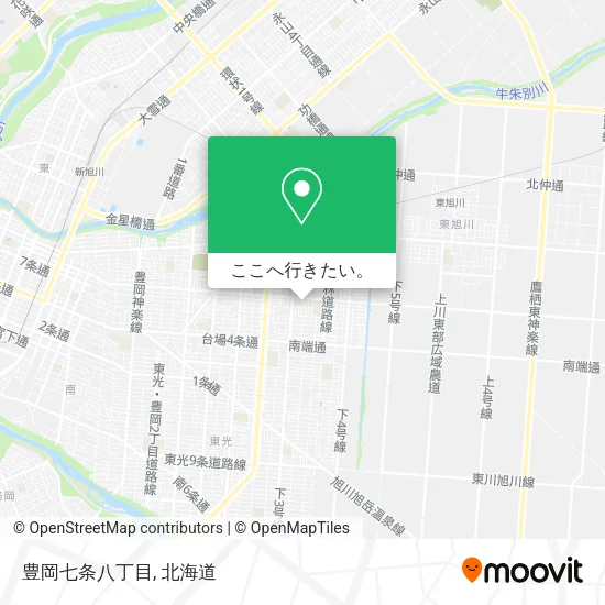 豊岡七条八丁目地図
