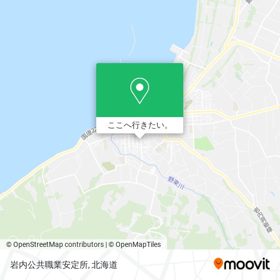岩内公共職業安定所地図