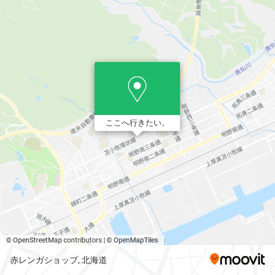 赤レンガショップ地図