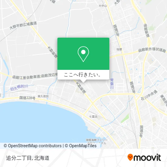 追分二丁目地図