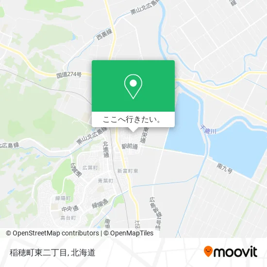 稲穂町東二丁目地図