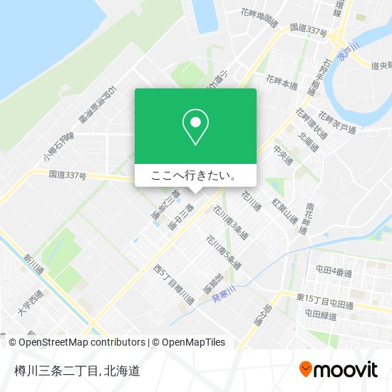 樽川三条二丁目地図