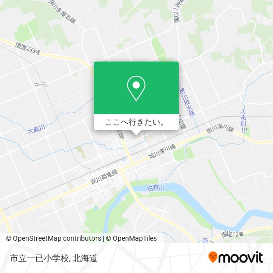 市立一已小学校地図