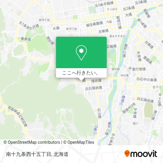 南十九条西十五丁目地図