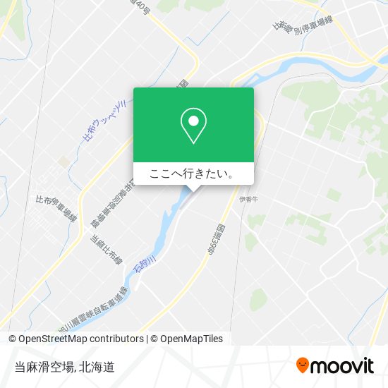 当麻滑空場地図