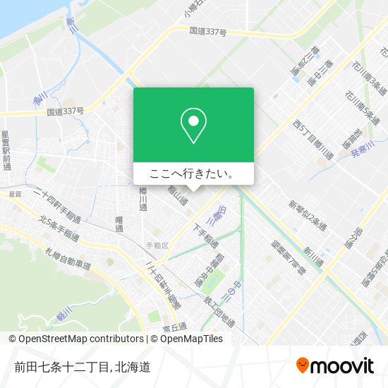 前田七条十二丁目地図