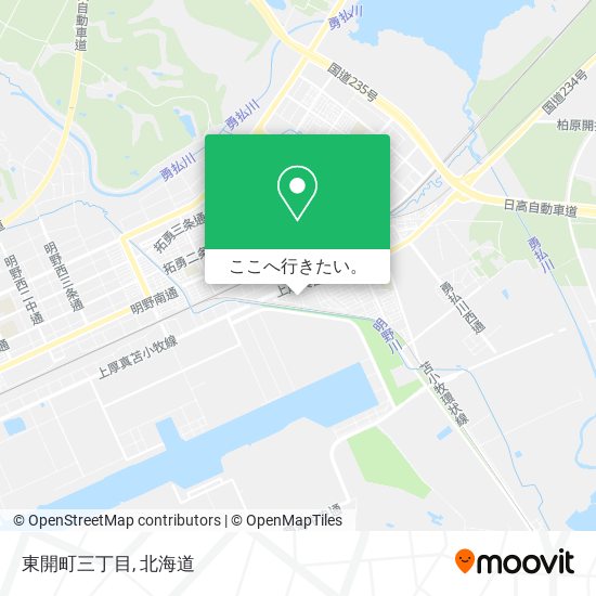 東開町三丁目地図